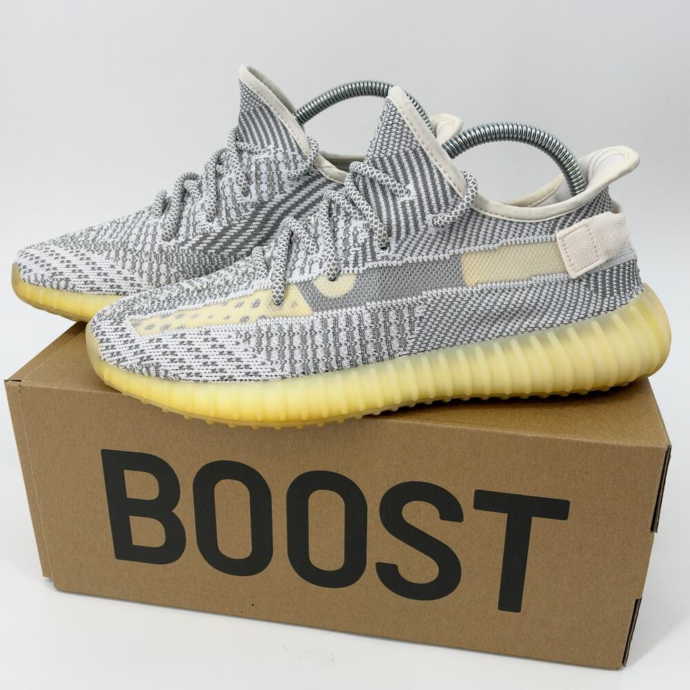 Adidas Yeezy Boost 350 V2 Static Sneaker Mens U.S. 8.5 Euro 42 Preowned in Box